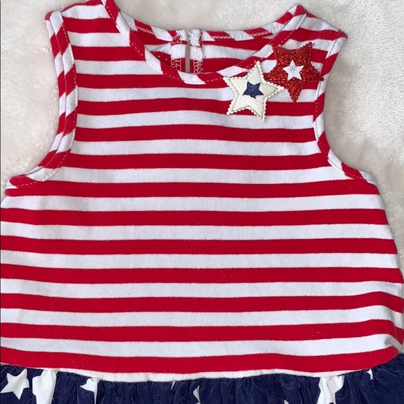 Marmellata Baby Girl Dress 18m Fourth of July Red Blue - Picture 2 of 8